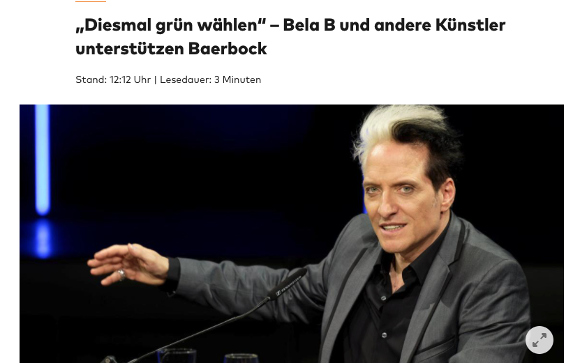 Bela B. versus Frank Thelen...das ist doch mal ein Showdown, den wir gebraucht haben. #diesmalgruen