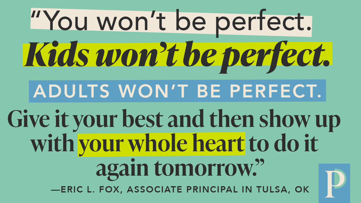 Embrace the imperfections and give your students your heart this week. You are enough. 

(Via AP <a href="/OkEricFox/">Eric L Fox</a>)