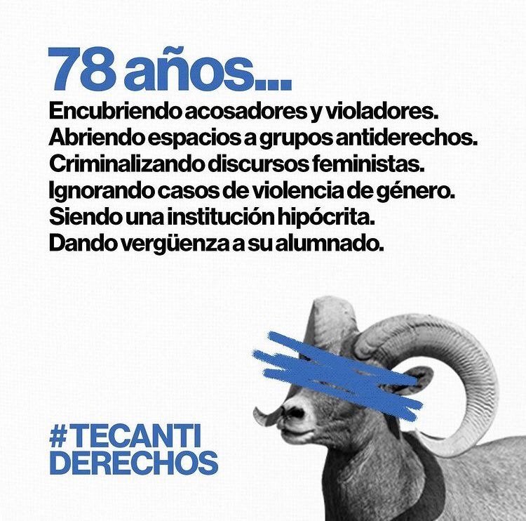 ColectivaCcm's tweet photo. En el @TecdeMonterrey puedes ser violador, acosador, machito, homofóbico, clasista o antiderechos. 
Igual te vas a graduar 
#TecAntiDerechos https://t.co/GVBFCnsjHV