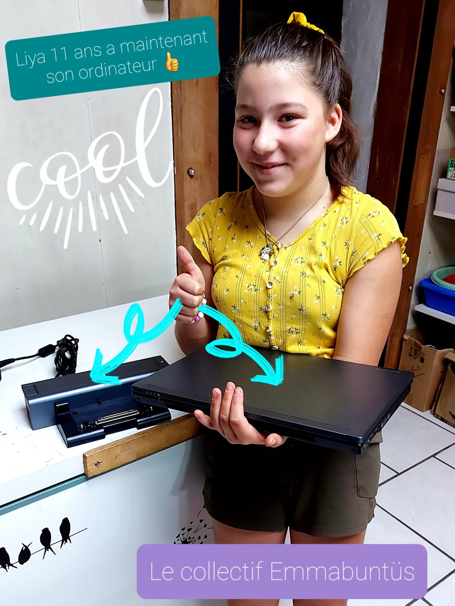 Emmabuntus's tweet image. Un grand bravo à notre ami #BlablaLinux qui a donné 4 portables sous #Emmabuntüs pour la rentrée des classes en Belgique ❤️🐧🖥️♻️👍
Bientôt la suite des dons avec ce stock 👉 youtu.be/lWHBVr1rSN4