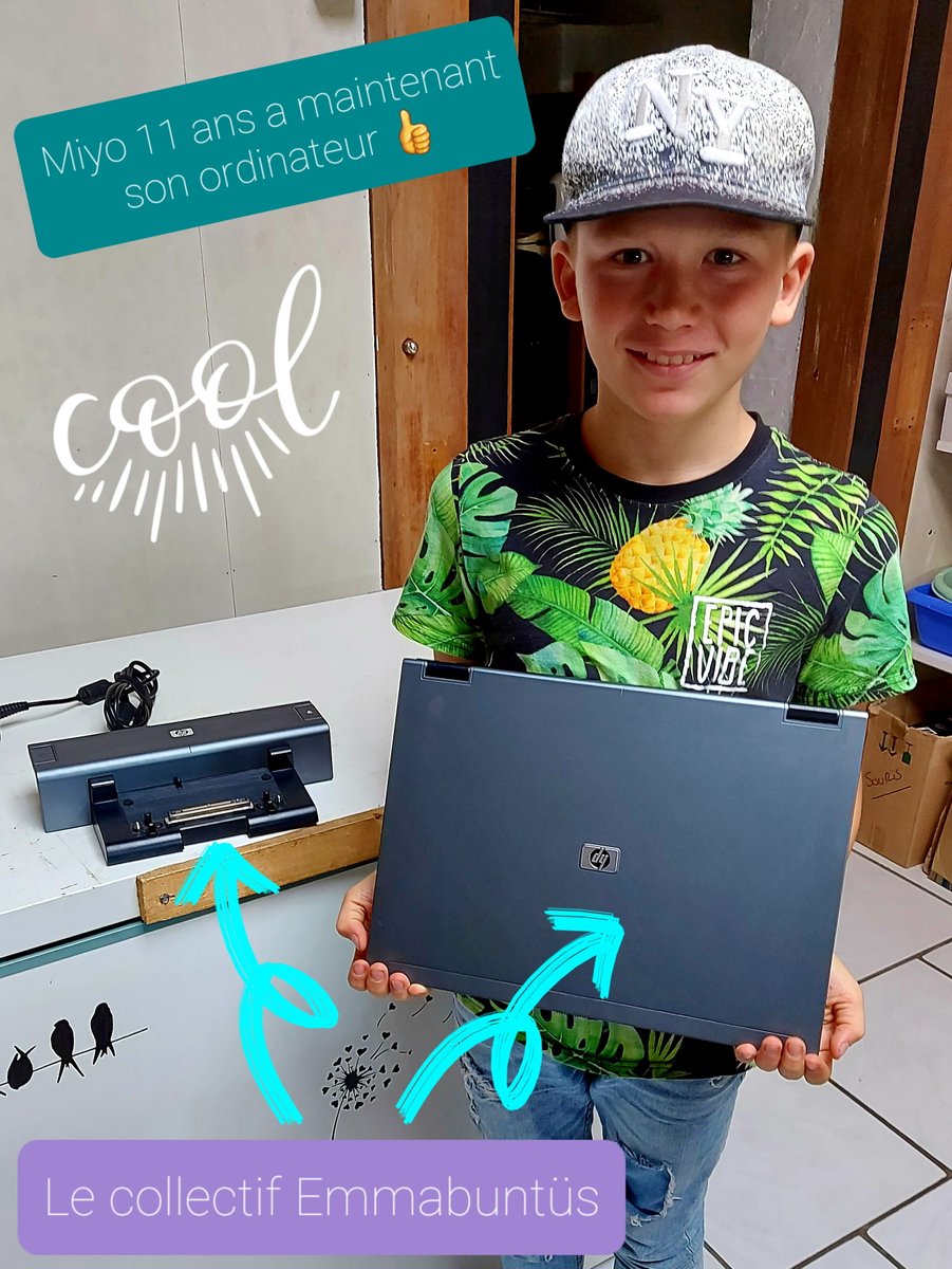 Emmabuntus's tweet image. Un grand bravo à notre ami #BlablaLinux qui a donné 4 portables sous #Emmabuntüs pour la rentrée des classes en Belgique ❤️🐧🖥️♻️👍
Bientôt la suite des dons avec ce stock 👉 youtu.be/lWHBVr1rSN4