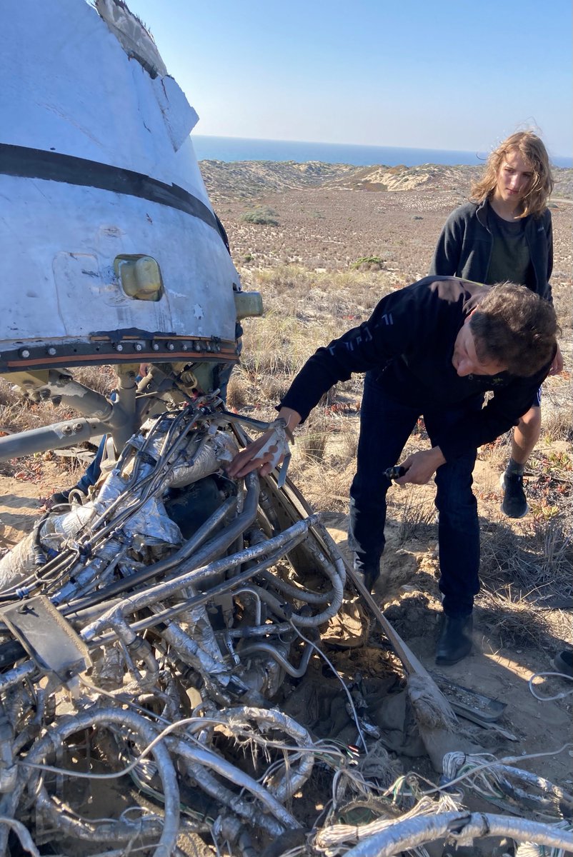 Irene Klotz (@free_space) on Twitter photo Prelim analysis: <a href="/Firefly_Space/">Firefly Aerospace</a> Alpha rocket engine #2 shut down about 15 sec. after liftoff when prop valve closed due to loss of electrical signal, CEO Tom Markusic tells <a href="/AviationWeek/">Aviation Week</a>. Engines survived FTS destruct, fall from 50,000 ft & were recovered. Photo credit: Firefly Prelim analysis: <a href="/Firefly_Space/">Firefly Aerospace</a> Alpha rocket engine #2 shut down about 15 sec. after liftoff when prop valve closed due to loss of electrical signal, CEO Tom Markusic tells <a href="/AviationWeek/">Aviation Week</a>. Engines survived FTS destruct, fall from 50,000 ft & were recovered. Photo credit: Firefly