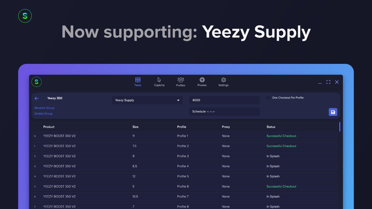 Sole Terminator (@soleterminator) on Twitter photo Sole Terminator now supports Yeezy Supply. π
Who wants to try it out? π
- Follow <a href="/SoleTerminator/">Sole Terminator</a>
- Retweet π
For a chance to get a free month's access to Sole Terminator. Sole Terminator now supports Yeezy Supply. π
Who wants to try it out? π
- Follow <a href="/SoleTerminator/">Sole Terminator</a>
- Retweet π
For a chance to get a free month's access to Sole Terminator.
