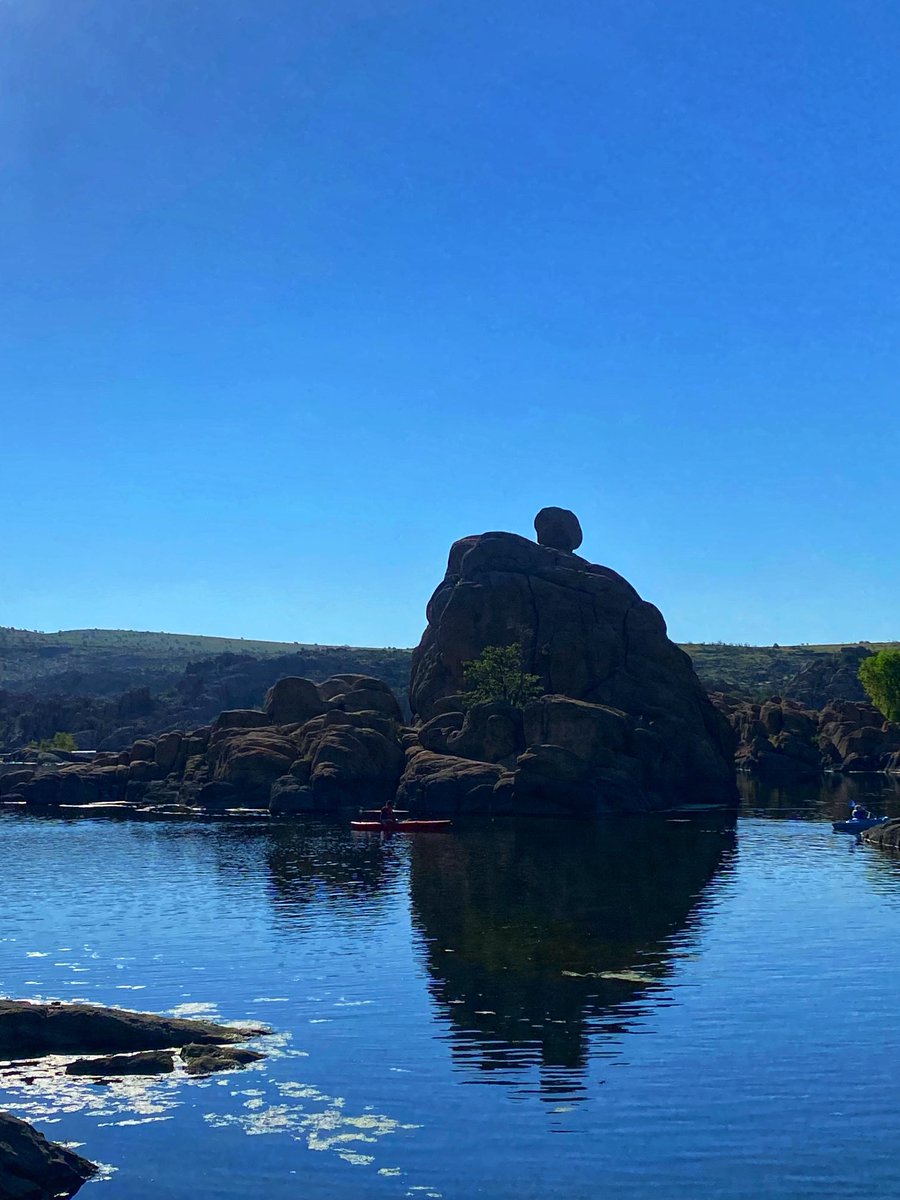 Early morning hike. Might have gotten lost…. #WatsonLake #Prescott