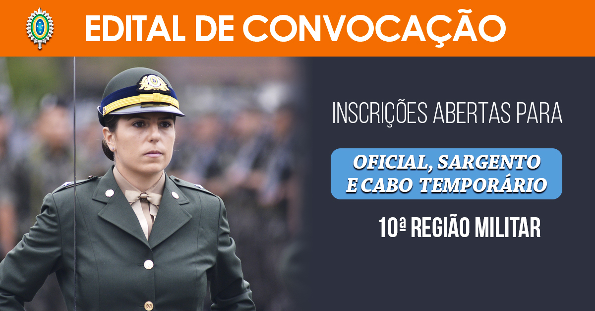 Exército Brasileiro abre inscrições para Cabo temporário