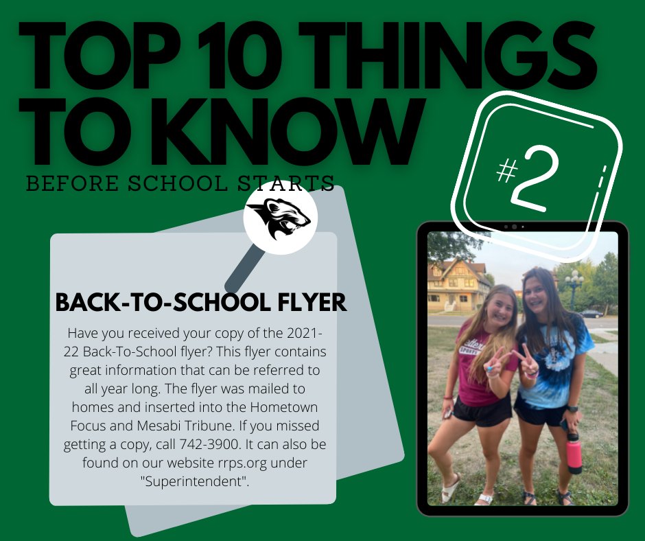 #10ThingsToKnow Back-To-School Flyer: loom.ly/xx7CLWM