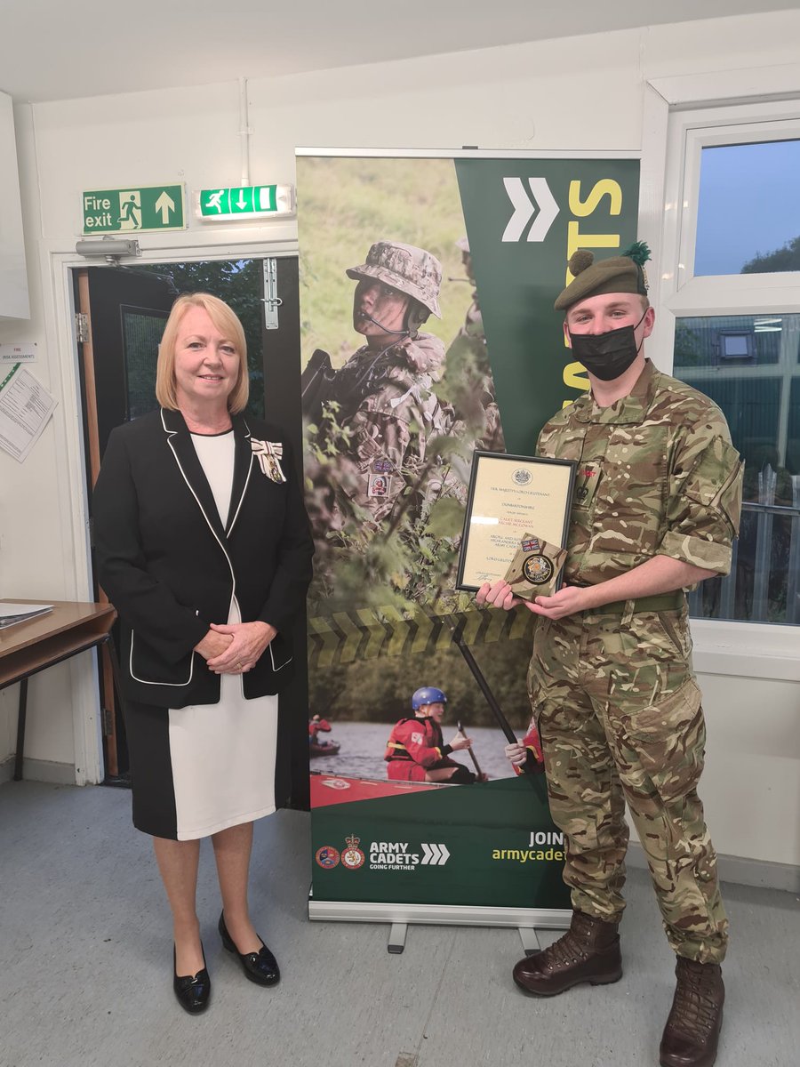 A&SH Army Cadets (@aandsh_acf) on Twitter photo Double Congratulations tonight to Staff Young of A Coy receiving his Lord Lieutenants award for his services & CSM McGowan of E Coy being awarded the Lord Lieutenants Cadet. @ACoyASH <a href="/ECoyASH/">E Coy A&Sh Bn ACF</a> <a href="/hrfca/">Highland Reserve Forces' and Cadets' Association</a> <a href="/ArmyCadetsScot/">Army Cadets in Scotland</a> <a href="/ColCdts51X/">Gordon Rae</a> Double Congratulations tonight to Staff Young of A Coy receiving his Lord Lieutenants award for his services & CSM McGowan of E Coy being awarded the Lord Lieutenants Cadet. @ACoyASH <a href="/ECoyASH/">E Coy A&Sh Bn ACF</a> <a href="/hrfca/">Highland Reserve Forces' and Cadets' Association</a> <a href="/ArmyCadetsScot/">Army Cadets in Scotland</a> <a href="/ColCdts51X/">Gordon Rae</a>