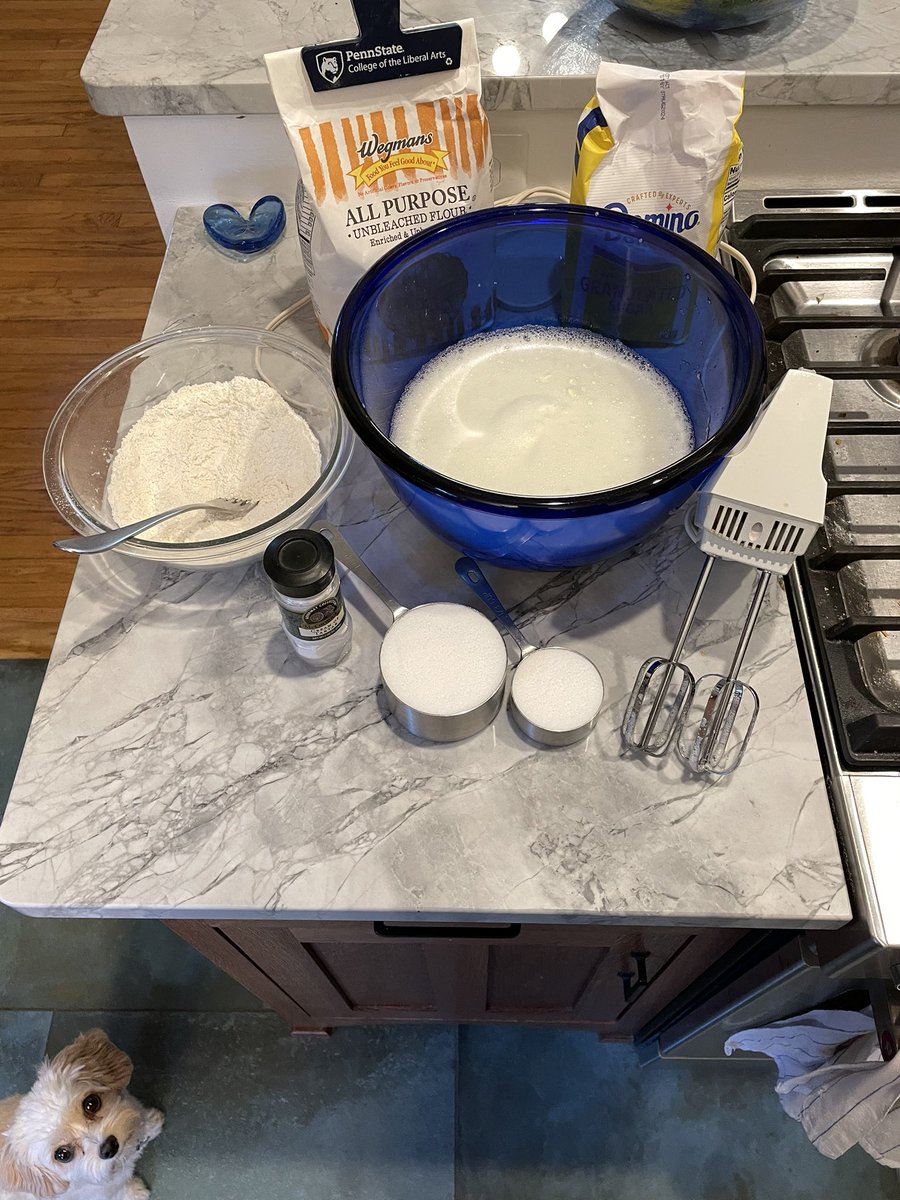 CathleenDCahill's tweet image. How could I pass up the chance to make the #suffrage cookbook angel food cake recipe? @PSUHistory @psuspecialcoll1 @MonashUni #TheGreatRareBooksBakeOff #BakePennState