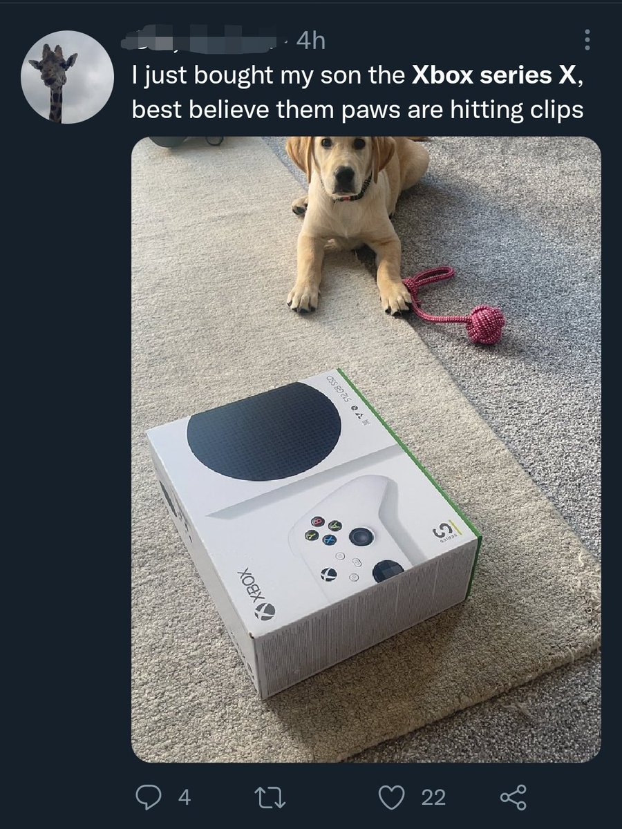 TESDGaming's tweet photo. Sorry to tell you, but that's not a Series X, and that's not your son 😬 https://t.co/4zqgnIYaVq