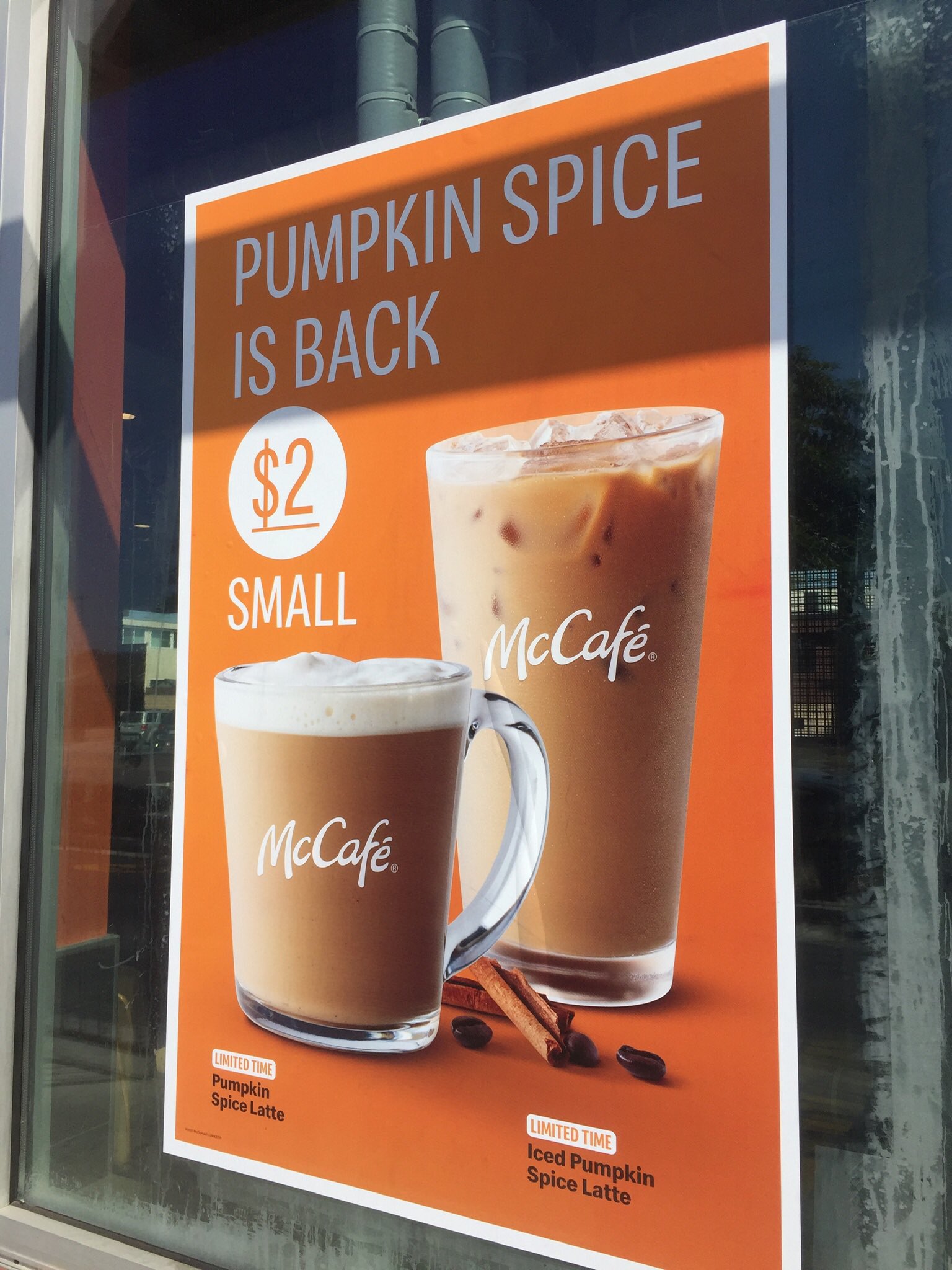 AlphaPower65 on Twitter: "Iced Pumpkin Spice Latte (small) #McDonalds  #PumpkinSpiceLatte #IcedPumpkinSpiceLatte https://t.co/LKldmZ4hV2" / Twitter