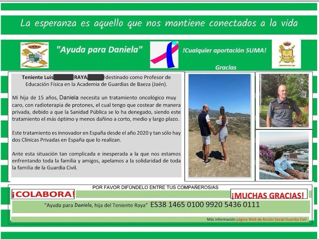 DJGC_Oficial's tweet photo. Necesitamos vuestra ayuda!, Daniela, la hija de nuestro compañero Luis. M. Raya debe someterse a un tratamiento oncológico privado carísimo. Es nuestra sangre y la familia #DJGC @DJGC_Marketing  @yohannaalonso13 está aportando. @SweetNurseOnco @aecc_es @RAGCEasociados @AJPN13 https://t.co/L6OLcPriMp