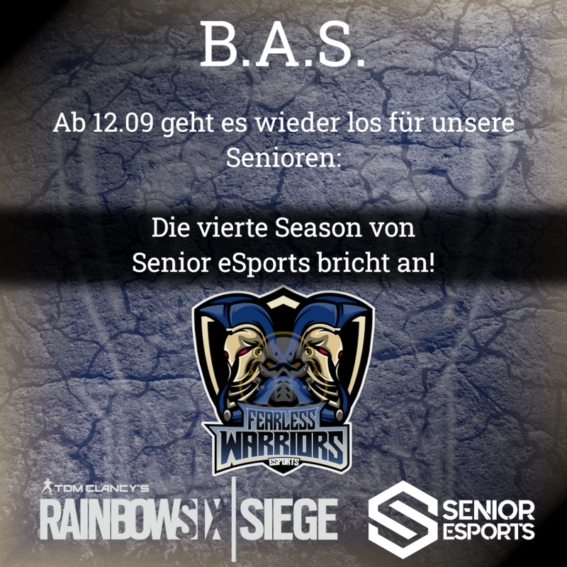 Fearless Warriors eSports (@fearwarr) on Twitter photo Die nächste Season der Senior eSports Liga ist nur noch ein paar Tage entfernt, ab dem 12.09. geht es wieder los für unsere Ü33 Besetzung von B.A.S.!Feuert das Team an, wenn der Teamleader André streamt (unsere HP hält alle Stream Links unserer Teams
fearless-warriors-esports.de/bald-geht-es-w… Die nächste Season der Senior eSports Liga ist nur noch ein paar Tage entfernt, ab dem 12.09. geht es wieder los für unsere Ü33 Besetzung von B.A.S.!Feuert das Team an, wenn der Teamleader André streamt (unsere HP hält alle Stream Links unserer Teams
fearless-warriors-esports.de/bald-geht-es-w…