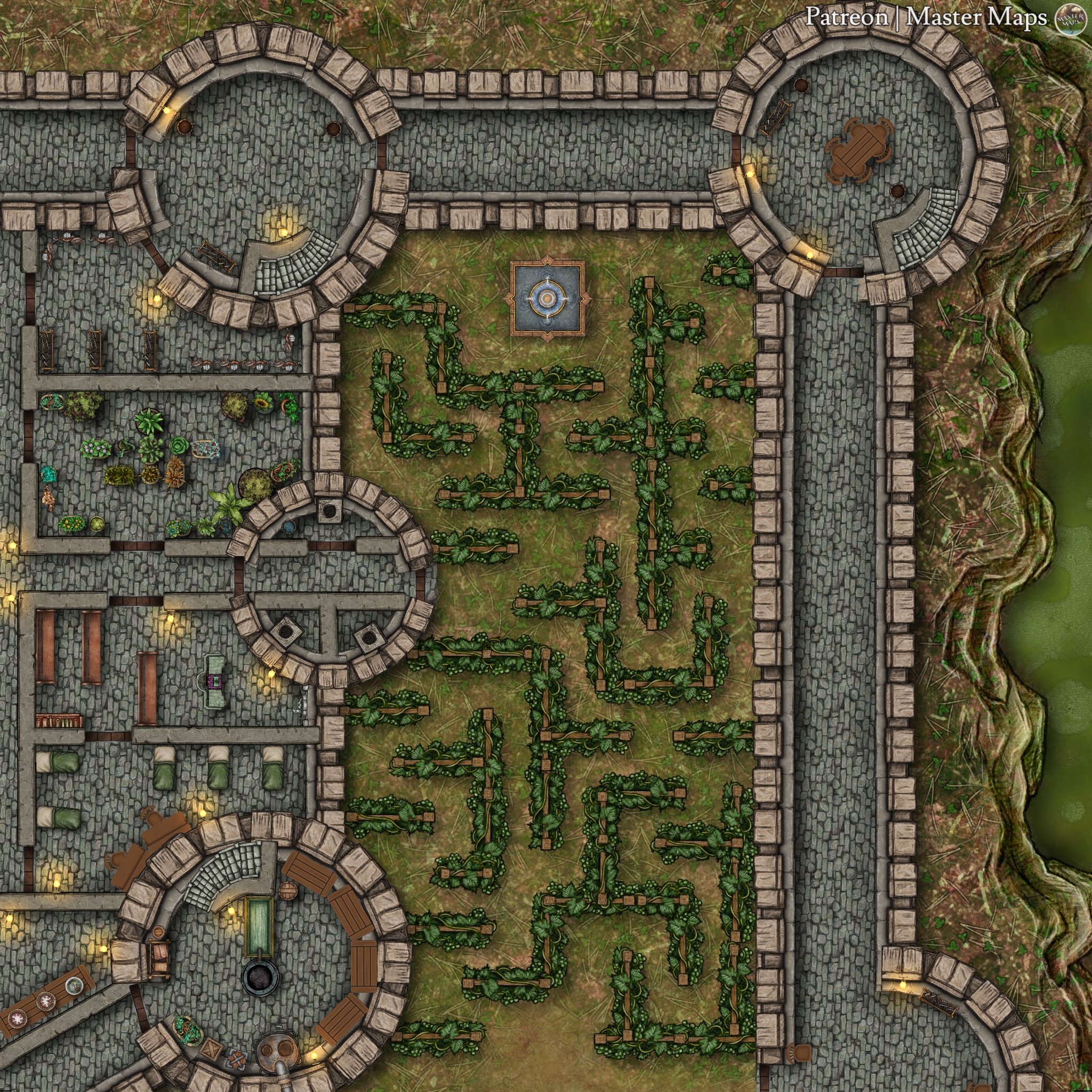 D D Large Castle Map Master Maps On Twitter: "Crimson Castle - Ne [40X40] #Ttrpg #Battlemaps #Dnd  #Dnd5E #Pf2E #Vtt Https://T.co/Eprb16Wy5C Https://T.co/9Rx6F5Xk0J" / Twitter