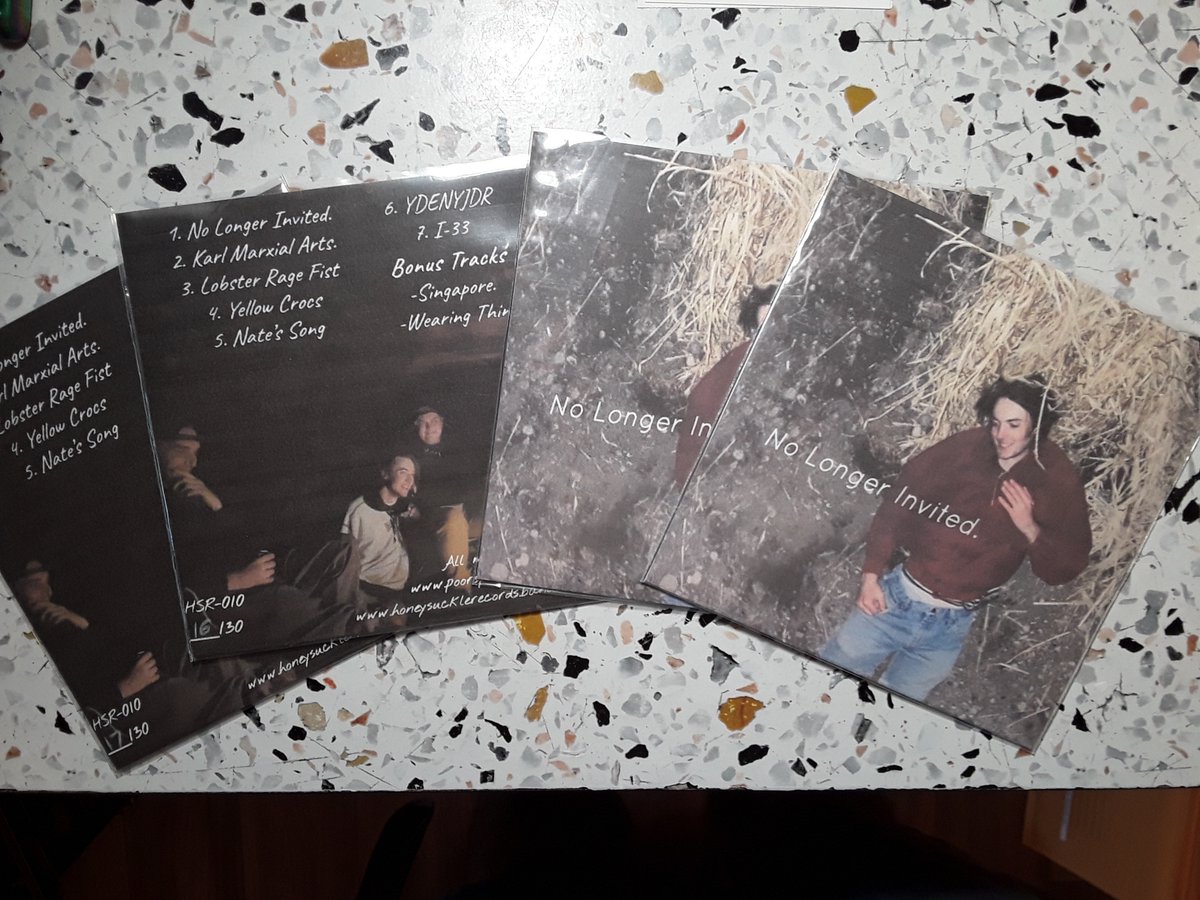 Next up is @poor_sportsband's latest album, "No Longer Invited", releasing this Friday, September 10th on bandcamp! 30 copies were made, 15 will be available online and the rest were sent to the band to be sold at shows! 

#diylabel #CDsale #indie #emo #midwestemo #punk #poppunk