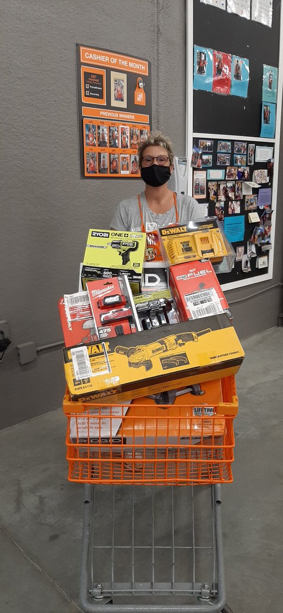 Not today...Nice job Julie finding staged cart and a shout out to Art in appliances for relaying the heads up through out the departments...Team Work here at 2021!!!