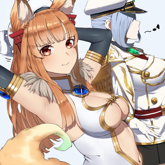 千狐とやくも
白の帝国コス
8/31更新分感想
コラボ…アイギス側の後半戦を遊んだ感じ、前回よりクロス度が上がっていそうで城プロ後半戦楽しみ。アモン高難易度も楽しみ。
ブダ城…接待高難易度マップが来そうで欲しくなる! かと思いきや状態異常回復不能で難しくしてきそうでもある。読めぬ。 