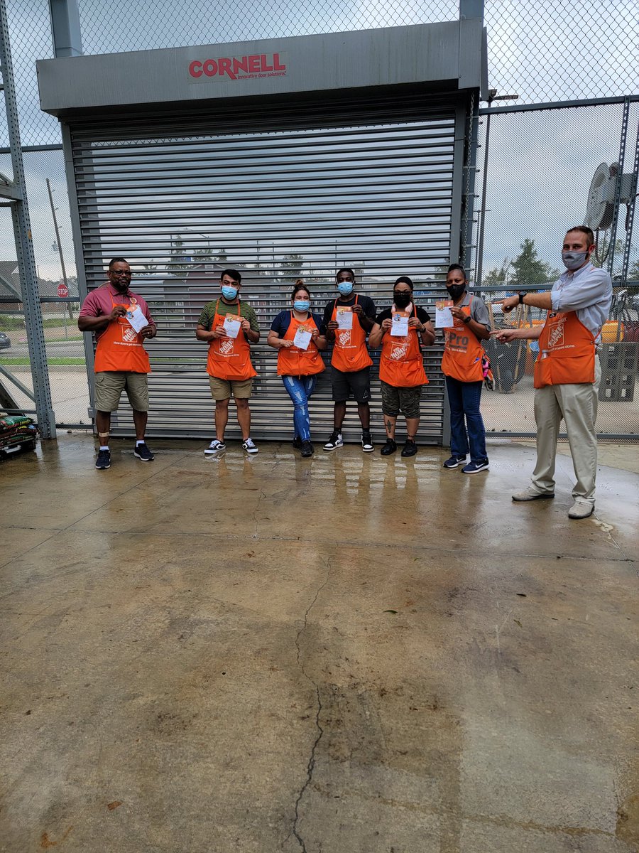 Have to take time to recognize this team right here. Gave up the comfort of home to travel to IDA impacted areas to help support our store and community.  Thank you Houston!