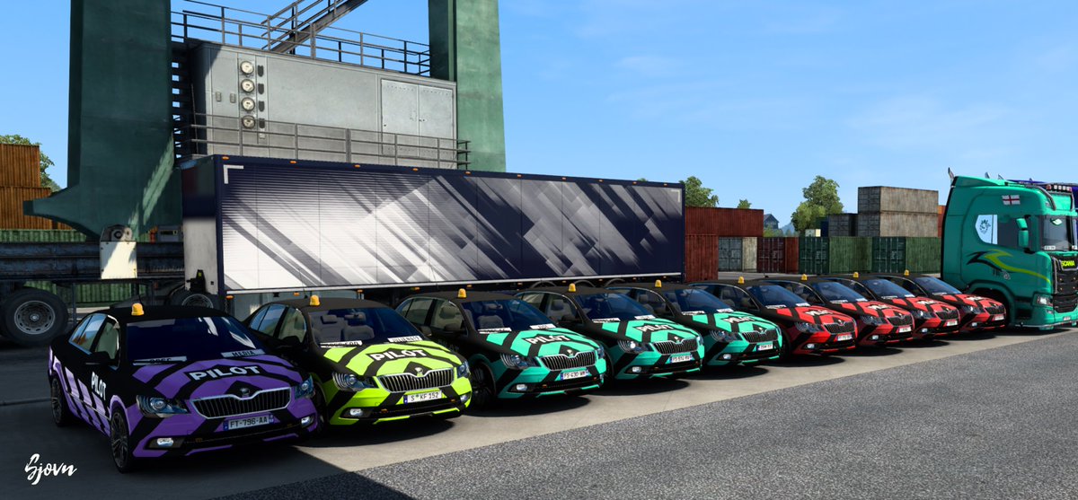 Sjovn1's tweet photo. Today I joined @OCSC_Officiel as #convoycontrol. Always fun working with this group! Thank you all for a good convoy! Hope to see you all on next Monday on Anonymous Truckers next weekly convoy. 

#ets2 #truckersmp #convoy #promods https://t.co/Rd6l2qI2Rj
