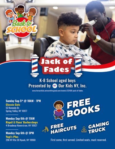 BudhaiSEudes's tweet photo. With Our Kids NY, Inc. @ Yogi’s Plus getting our students prepared for the first day of school. #jackoffades #booksandfades #CommunityEngagement @Nyack_Schools https://t.co/KPbc6BkzpD