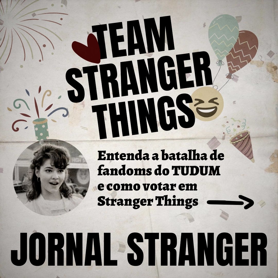 jornalstranger's tweet photo. Como votar em Stranger Things na Batalha de Fandoms – Passo a Passo #TEAMSTRANGERTHINGSNOTUDUM https://t.co/z4TnXOH4AD