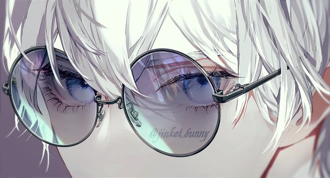 「眼鏡 圆框眼镜」のTwitter画像/イラスト(人気順)