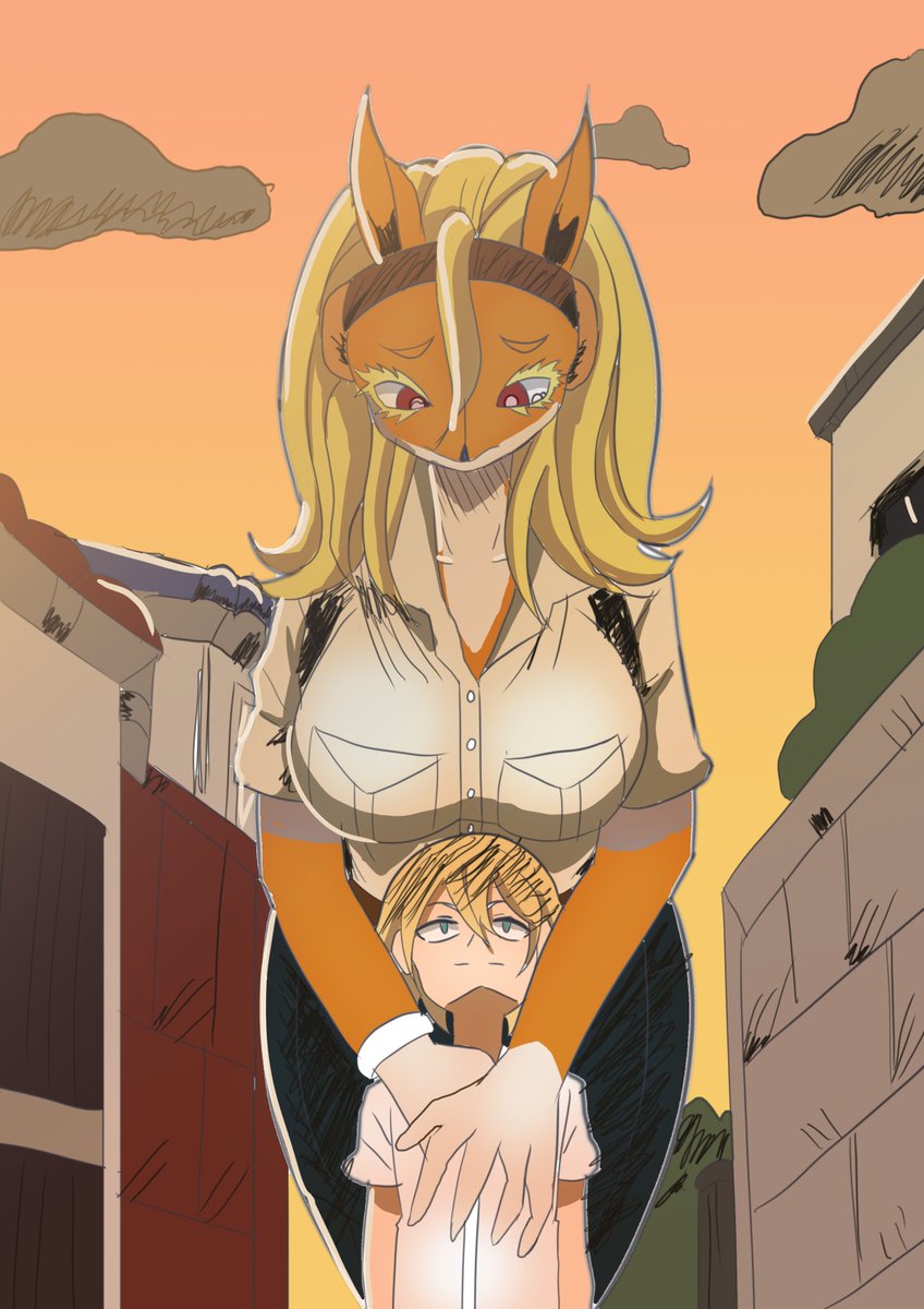 JayDaArtist1's tweet photo. I did a quick sketch of the tall fox lady and my OC. it was a fun sketch to do. #MHA325 #mha310 #artistsontwitter #MHASpoilers #OCWeek https://t.co/uLXMFJmjkP