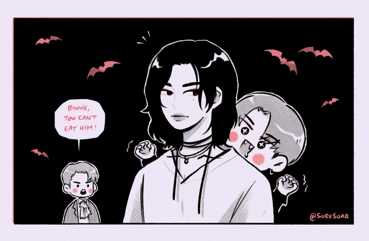 🧛🏻🧛🏻🧛🏻 .. #hyunjin #changbin #leeknow #straykids #skz #straykidsfanart 