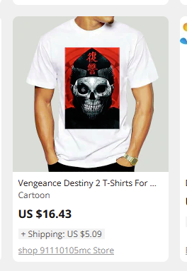ShackleOhNo's tweet photo. yo if you're a destiny artist or tbh an artist in general, remember to check aliexpress regularly as it's filled with people who don't understand the concept of respect https://t.co/F6WkwnookA