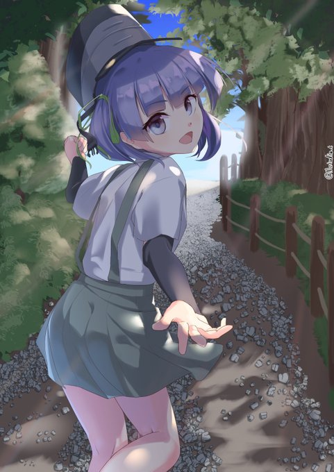 あっついあっつい日でも元気に探検に連れ出してくれる時の大潮ちゃんです 