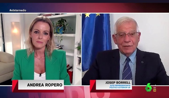 🔴 <a href="/JosepBorrellF/">Josep Borrell Fontelles</a> detalla los requisitos de la UE para hablar con los talibanes: "Respeto a los Derechos Humanos, no al terrorismo, acceso a la ayuda humanitaria, gobierno inclusivo y dejar que los que quieran irse puedan"". ▶ #elintermedio