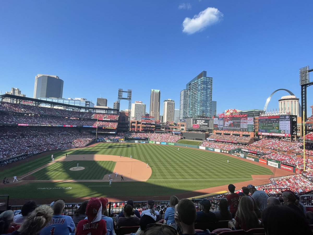 Coming here never gets old. <a href="/Cardinals/">St. Louis Cardinals</a> #buschstadium