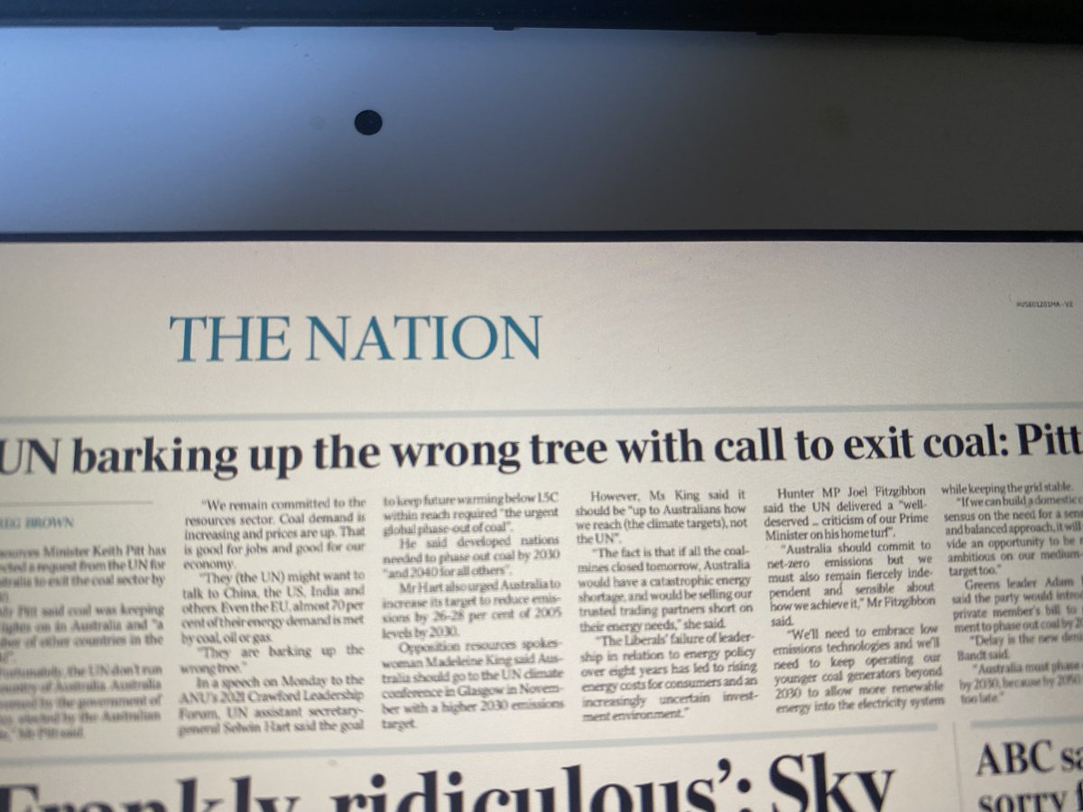 “Coal demand is increasing and prices are up” says a gleeful Resources Minister <a href="/keithjpitt/">The Hon Keith Pitt</a>. Indeed Minister. But burning yet more fossil fuels is suicidal as global warming now threatens all life. Oz blessed with resources but coal/gas extraction must end. Please reconsider.