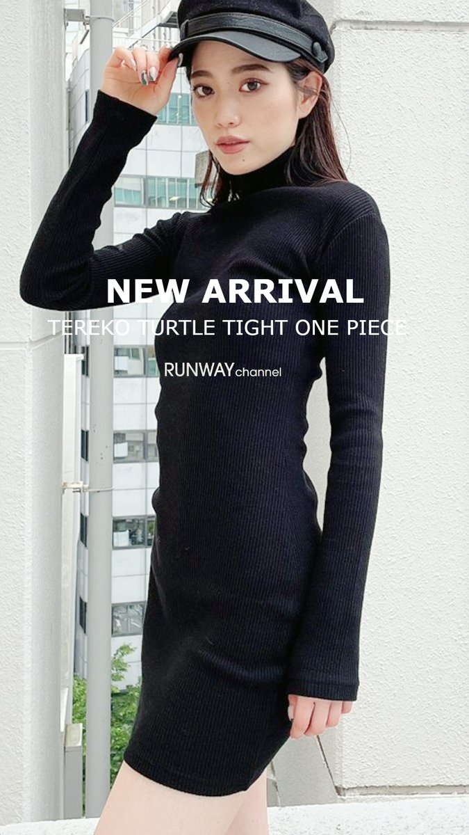 Gyda New Arrival テレコタートルタイトワンピース T Co A3eprh4nvu 毎年定番人気のテレコタートルタイトワンピ ボーダー柄が新色として仲間入り タイトなシルエットが女性らしいシンプルなワンピース