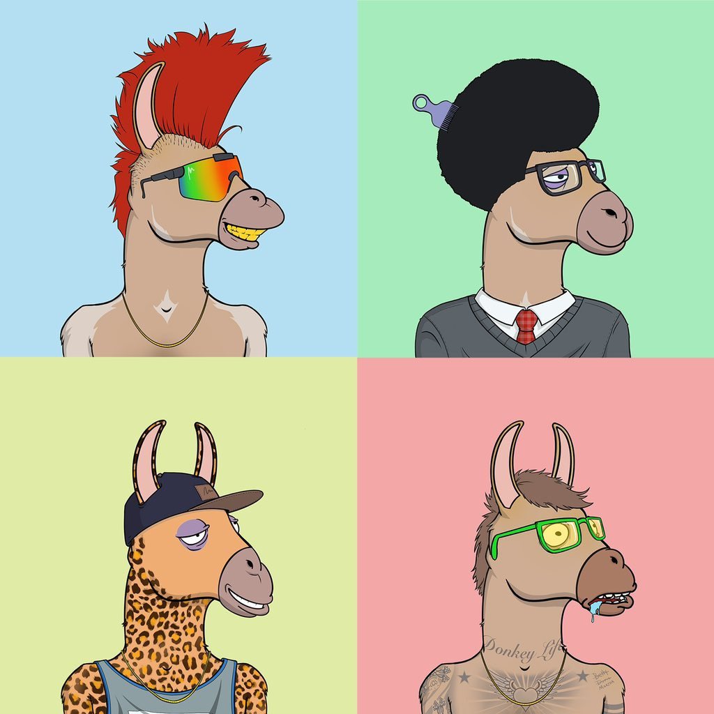 nikichain's tweet image. #Solana Flunk Donkeys are gonna be the Bored Ape Yacht Club of $sol.

To celebrate their launch on September 10th, I’m gonna give away 1 Flunk Donkey + $100 in $ETH!

Just like, retweet, follow me &amp;amp; @FlunkDonkeys. Winner will be announced in 48 hours 🥳