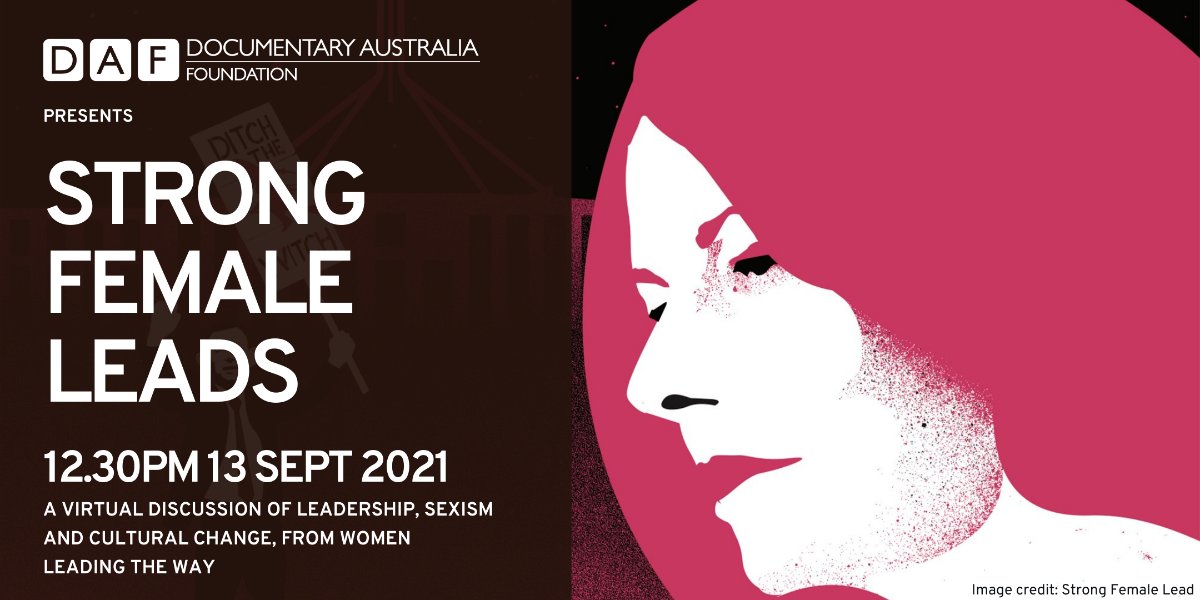 Join us &amp; <a href="/DocumentaryAus/">Documentary Australia</a> on Mon 13 Sep @ 12.30pm for a discussion of leadership, sexism and cultural change with an expert panel incl. director <a href="/Toscalooby/">Tosca Looby</a> &amp; Deputy Lord Mayor of Sydney <a href="/jessaroo/">Jess Scully</a>. Moderated by <a href="/SBSNews/">SBS News</a>'s <a href="/florezcata/">Catalina Flórez</a>. Register for free: bit.ly/3tkG1zc