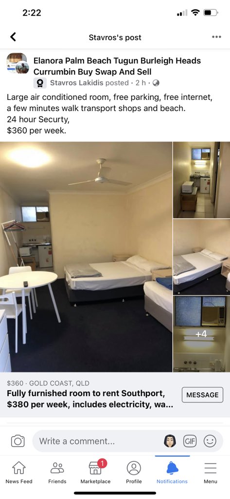 Schehera (@_scheherezade_) on Twitter photo I want to know what @AnnastaciaMP is doing about the QLD rental crisis. Below is a post indicating just how bad it is and the greed on landlords, yet people are still moving here - there’s not enough housing, you need to step in NOW! <a href="/StevenJMiles/">Steven Miles</a> #Queensland I want to know what @AnnastaciaMP is doing about the QLD rental crisis. Below is a post indicating just how bad it is and the greed on landlords, yet people are still moving here - there’s not enough housing, you need to step in NOW! <a href="/StevenJMiles/">Steven Miles</a> #Queensland