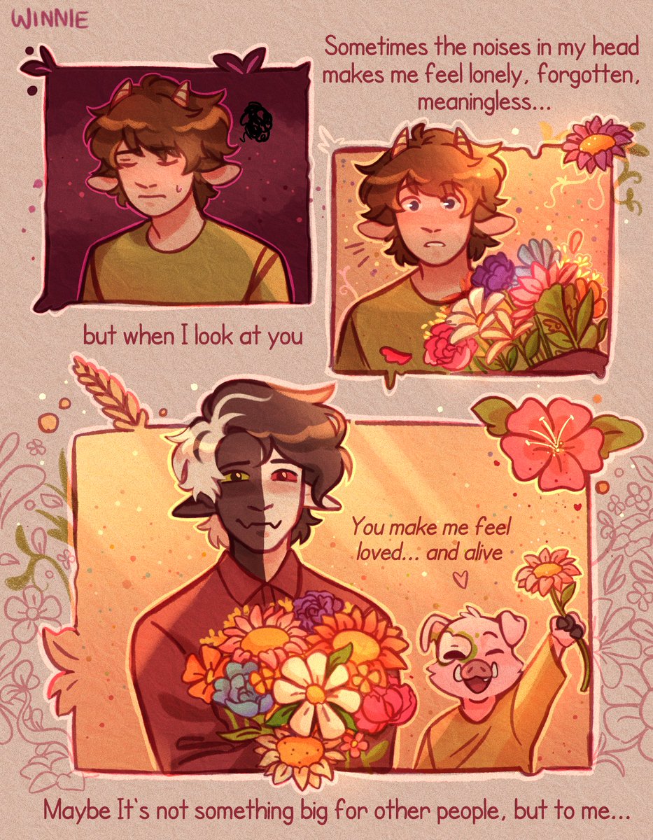 I don't have a cool caption so... 
🌺🌿🌸

[#ranboofanart #tubbofanart #beeduofanart #beeduo ] 