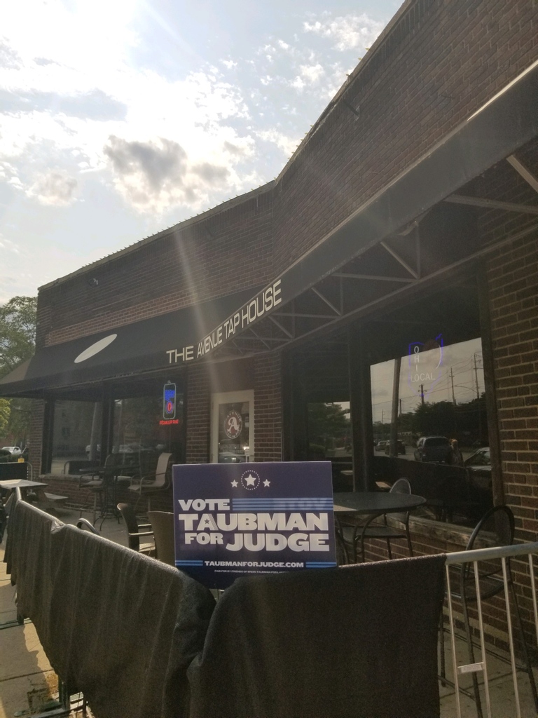 Thank you to The Avenue Taphouse for their support! Go see them at 18206 Detroit Ave! #TaubmanForJudge #TaubmanForLakewood
