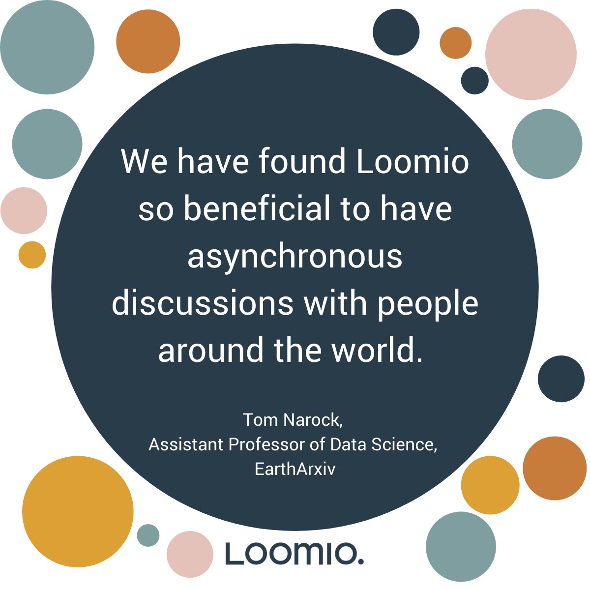 Hearing how our client's use Loomio for their organization is so rewarding - click the link for more about EarthArxiv and their story. ow.ly/OdoF50FluJi #boards #professionalservices #decisionmaking #governance #loomio #betterdecisionmaking