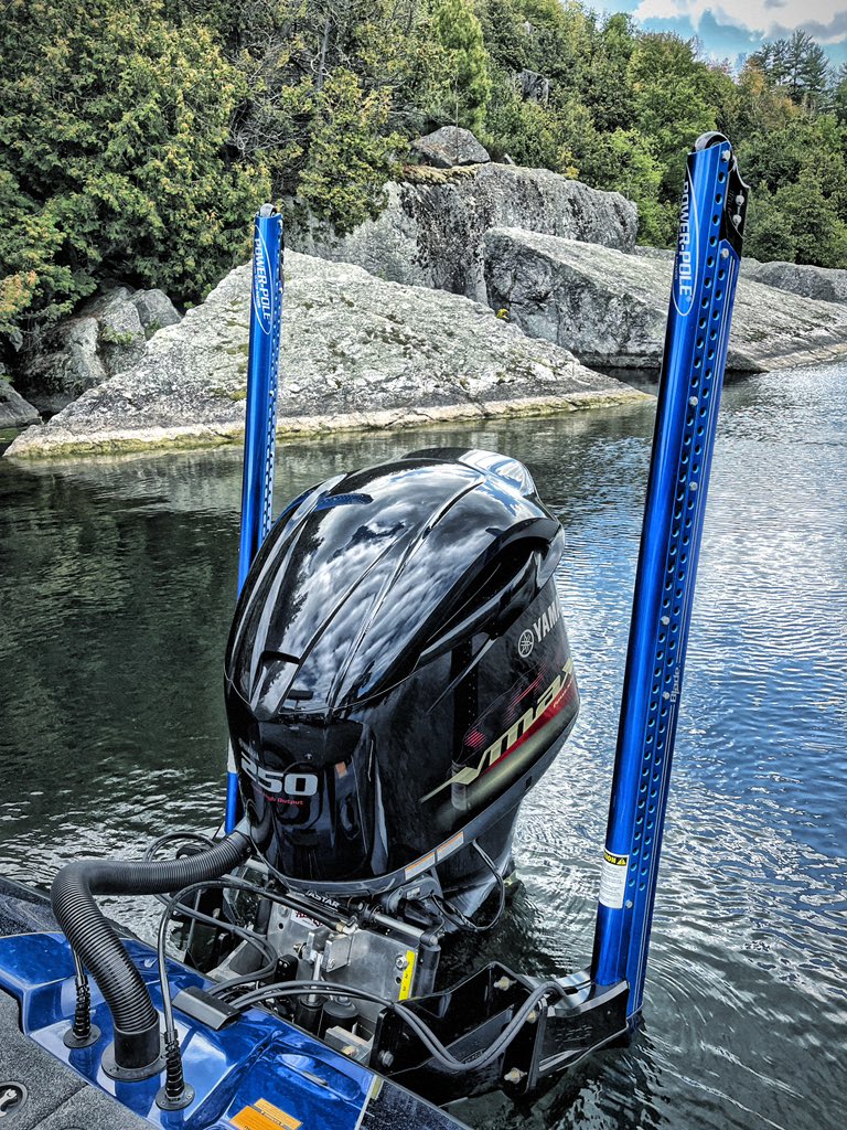 Love fishing Canadian Shield lakes! #PowerPole #SwiftSilentSecure #YamahaMotorCanada #SkeeterBoats #ThePowerGarage