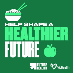 SandroDemaio's tweet photo. Calling all young Victorians and parents of kids! @VicHealth is looking for your ideas to support young Victorians to better connect, be active, &amp; enjoy good food. Share your experiences and we'll back some to build a healthier future together. https://t.co/OVQfohQexC https://t.co/43kuVN0AO0