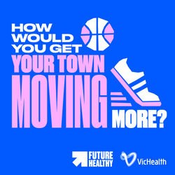 SandroDemaio's tweet photo. Calling all young Victorians and parents of kids! @VicHealth is looking for your ideas to support young Victorians to better connect, be active, &amp; enjoy good food. Share your experiences and we'll back some to build a healthier future together. https://t.co/OVQfohQexC https://t.co/43kuVN0AO0