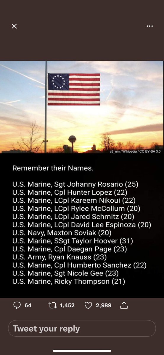 tbonec916's tweet photo. @sunshinecindylu @WinndizzleW And she could care less about these hero’s !!! https://t.co/u8OADQeQRu