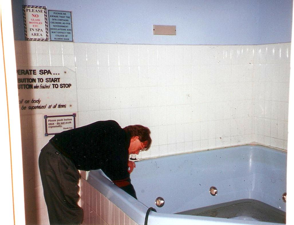 Happy #WorldFieldEpidemiologyDay !!! I've almost had too much field epi lately... COVID-19, Salmonella, Campylobacter, respiratory infections, PFAS, OMG. Here is a picture of me as an FETP fellow investigating an outbreak of Legionnaires' Disease in 1996. @tephinet @ANUPopHealth