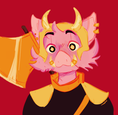 Quick doodle of @y0shy ^^