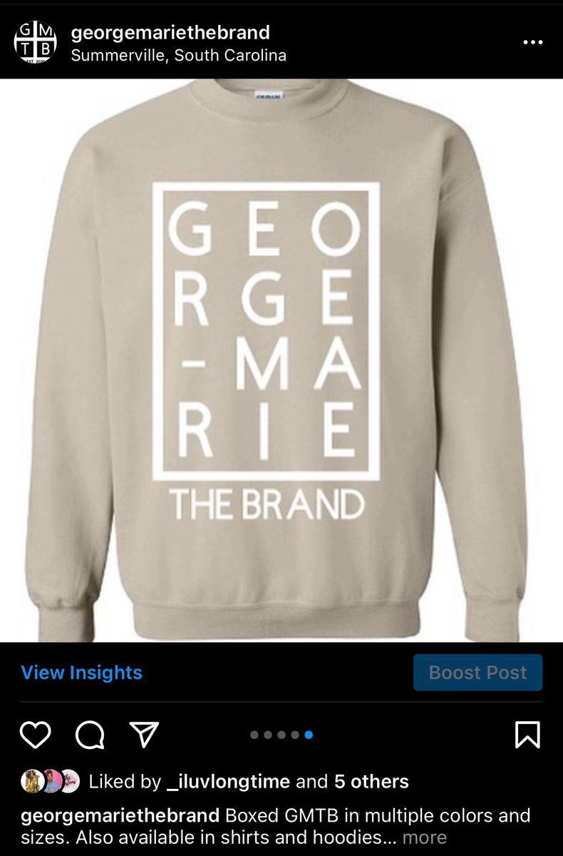 PublicAssassin's tweet image. Check out my page on IG: georgemariethebrand  

Peep the fall season wear. Sweatshirts, long sleeve, hoodies, short sleeve. In a variety of colors and most sizes.