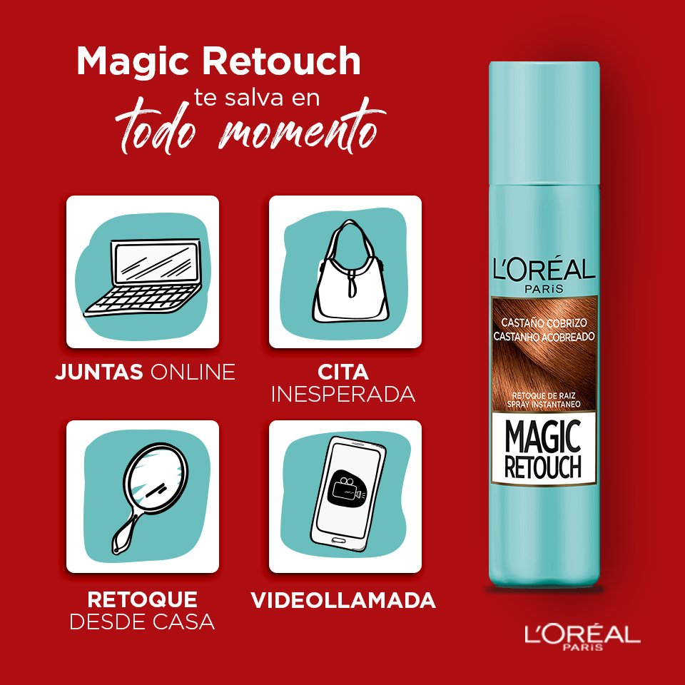 Magic Retouch es perfecto para darte un retoque ¡en todo momento! ¿Ya lo has probado?