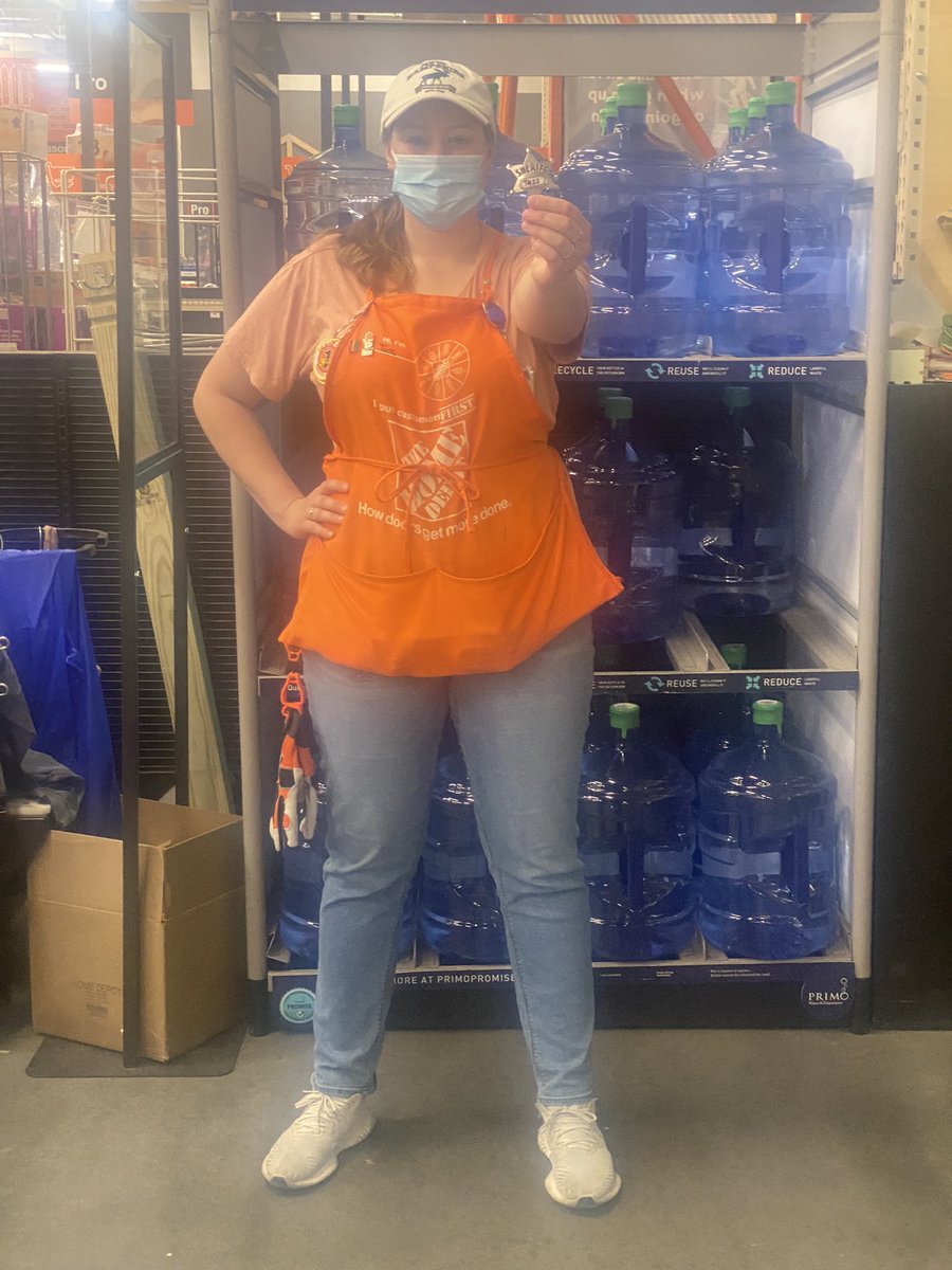 Meet our newest Credit Deputy ! Tess not only got 5 credit card apps yesterday, but she followed it up with 5 more today!  Congratulations Deputy Tess! @tabatha_THD3488 <a href="/JoshSirois5/">Josh Sirois</a> <a href="/CaffreyDamien/">Damien A Caffrey</a> <a href="/THD_3488/">Home Depot Keene NH</a> <a href="/SpragueVal/">Val Sprague</a>