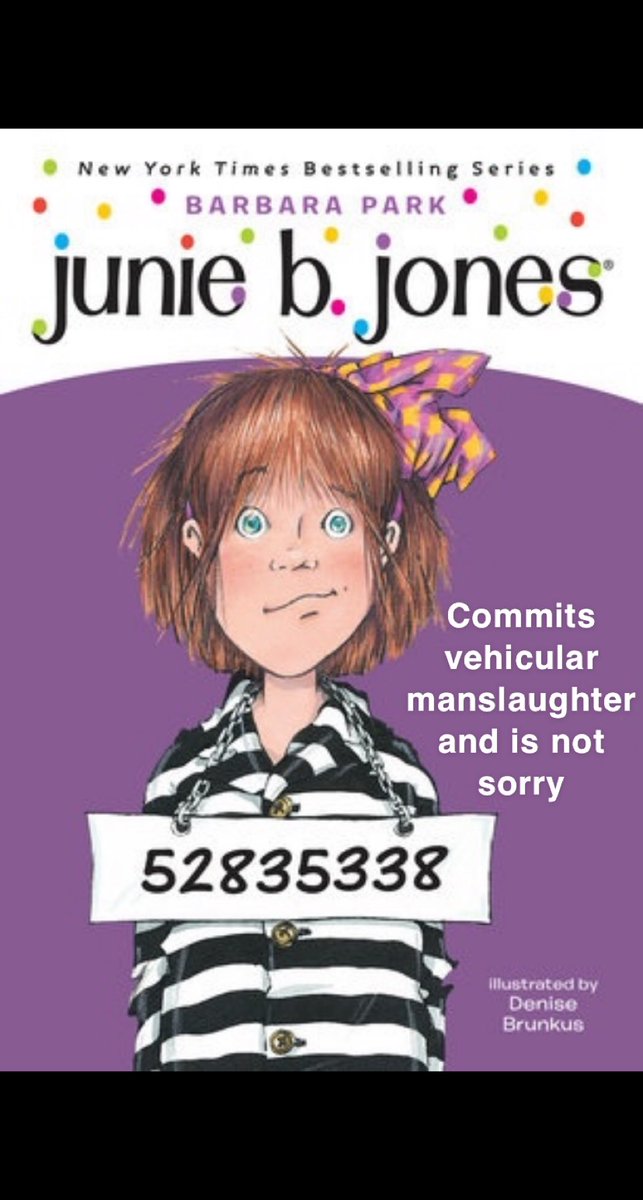 fr13lack_sheep's tweet photo. Cursed Junie B Jones I did since she’s trending for some reason https://t.co/U1QEKE7N9U