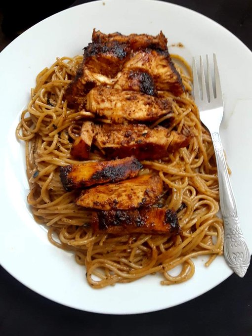 Honey jerk chicken pasta for folks wondering no I'm not dead just been making some moves you'll see soon<a href="/tag/chefsomal"class="tags"><span>#chefsomal</span></a><a href="/tag/dreamcon2023"class="tags"><span>#dreamcon2023</span></a><a href="/tag/blerdcon2023"class="tags"><span>#blerdcon2023</span></a><a href="/tag/drago"class="tags"><span>#drago</span></a>